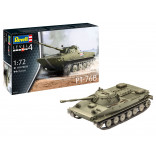 KIT PARA MONTAR REVELL TANQUE DE GUERRA PT-76B 1/72 149 PEÇAS REV 03314